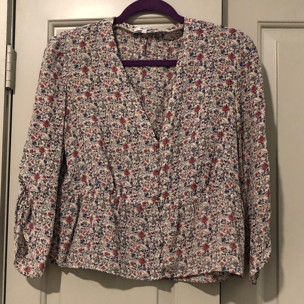 Madewell Floral Blouse